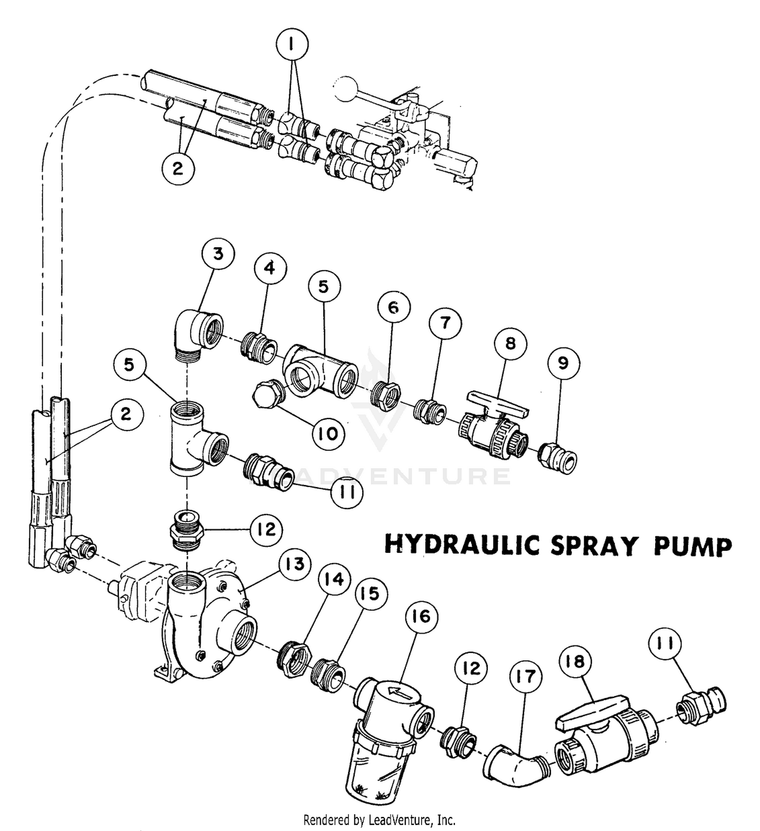 HYDRAULIC SPRAY PUMP