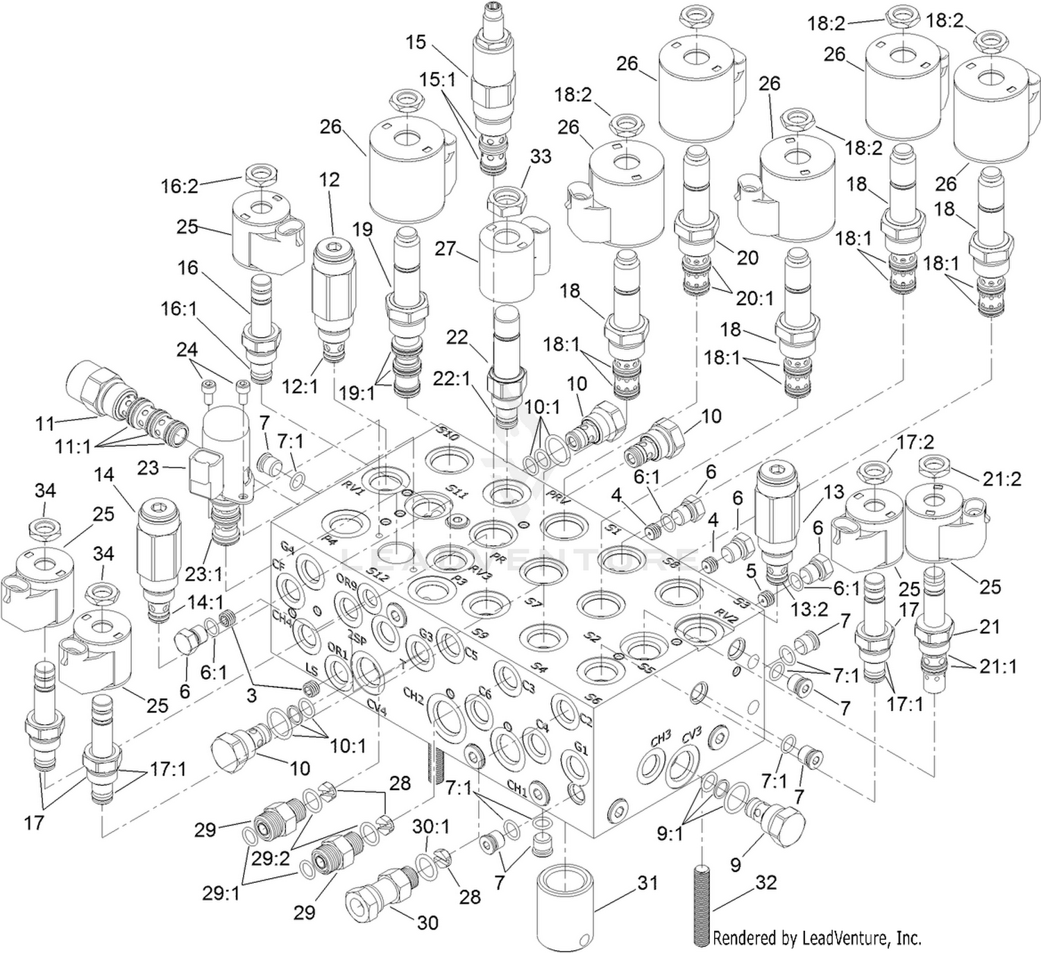 Combination Manifold Assembly No. 127-3650
