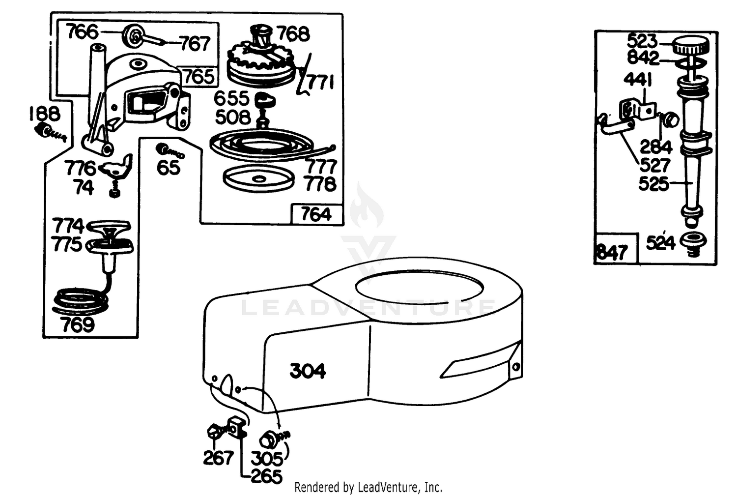 Starter  Shroud Assembly Model 93508-0192-01, Starter  Shroud Assembly Model 92908-1956-01