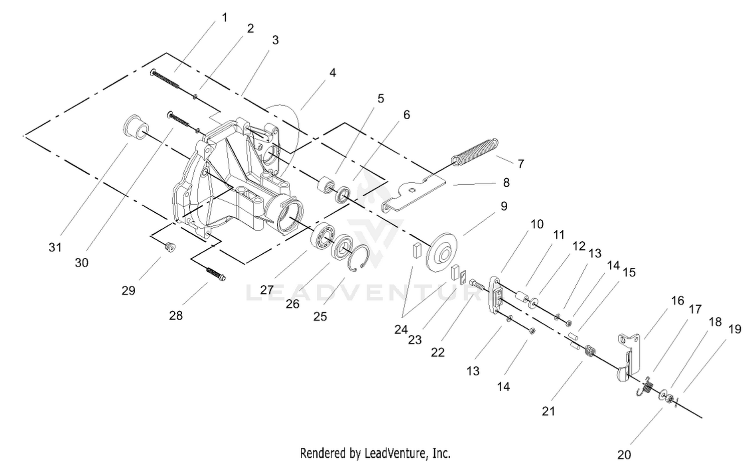 Brake Assembly  Transaxle Assembly No. 104-4310