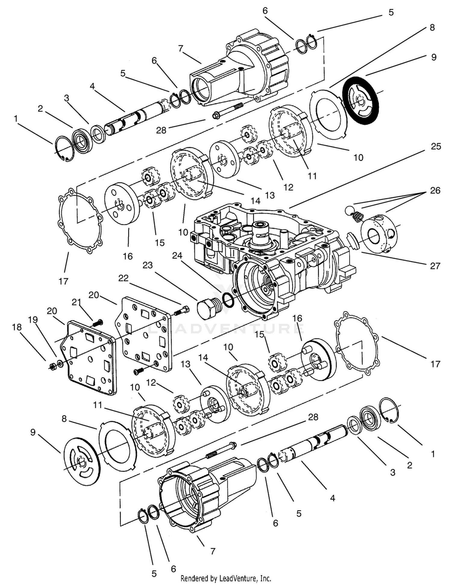 Transmission Assembly Eaton Model 781-016 (continued)