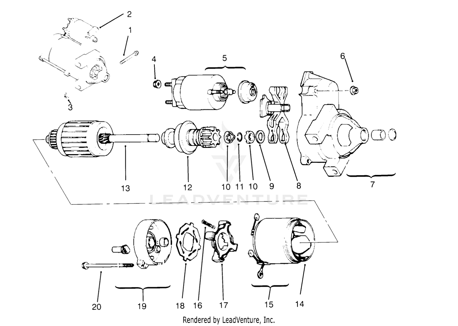 Starting System (kohler Engine Cv16s-Ps61514)