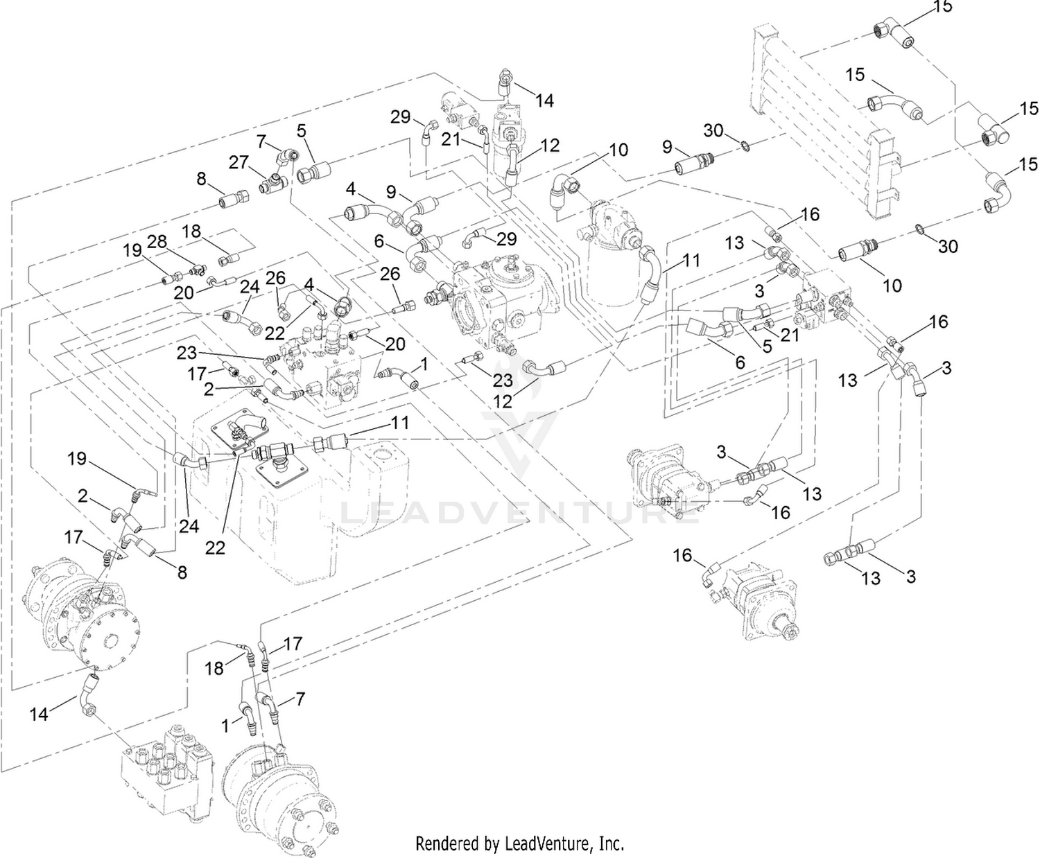 Transmission Hydraulic Circuit Assembly