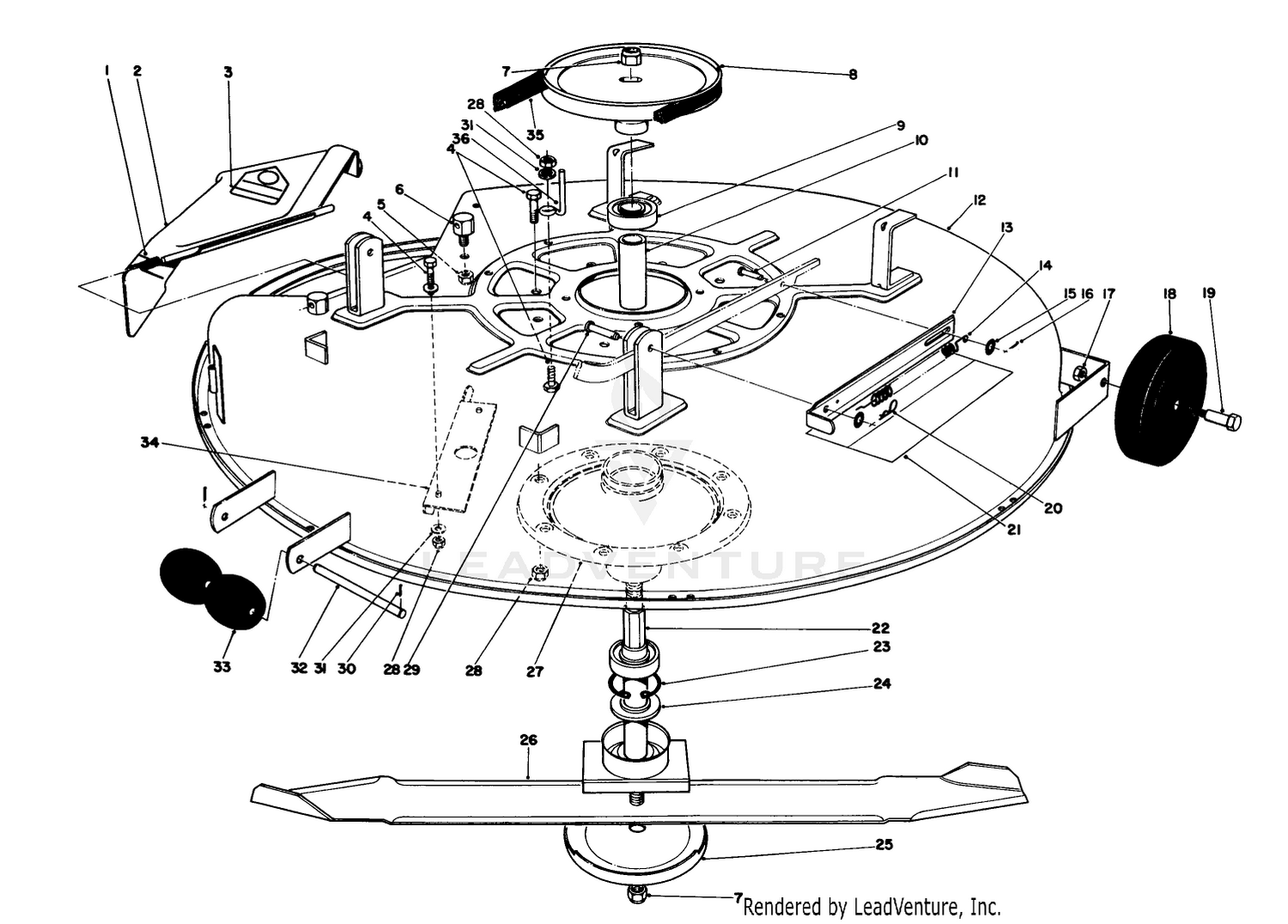 32" Cutting Deck Model No. 59130