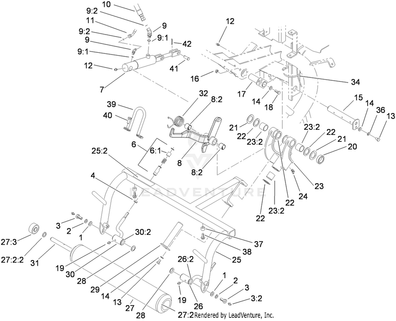 Rear Pull Frame Assembly