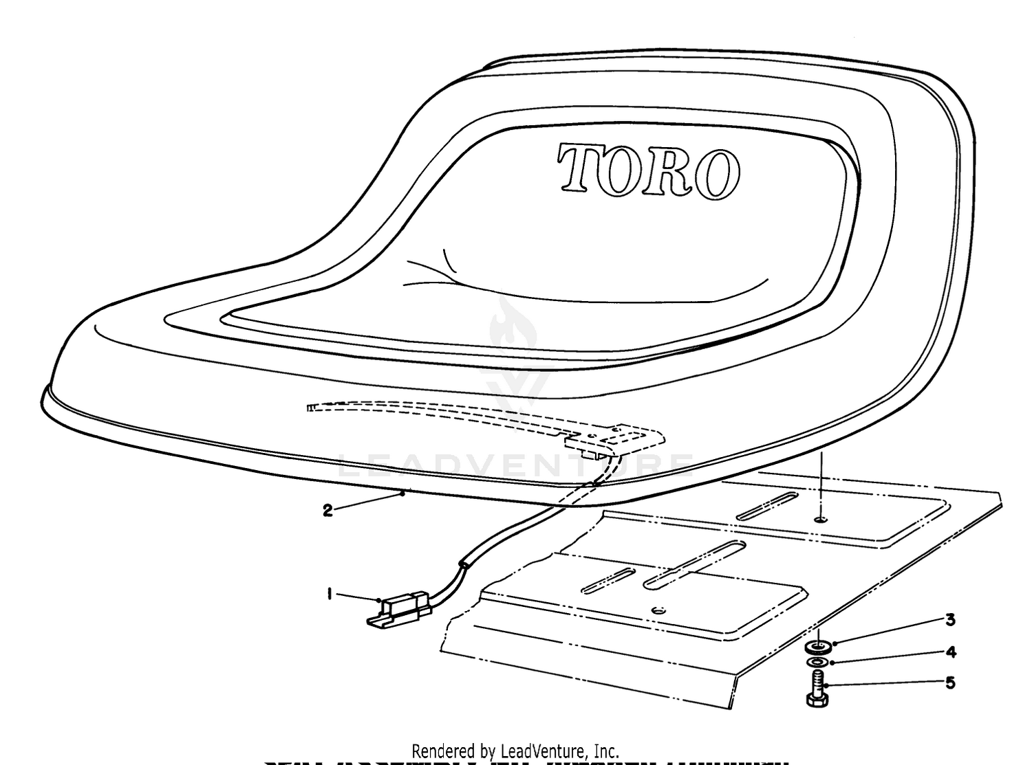 Seat Assembly No. 55-8690 (optional)
