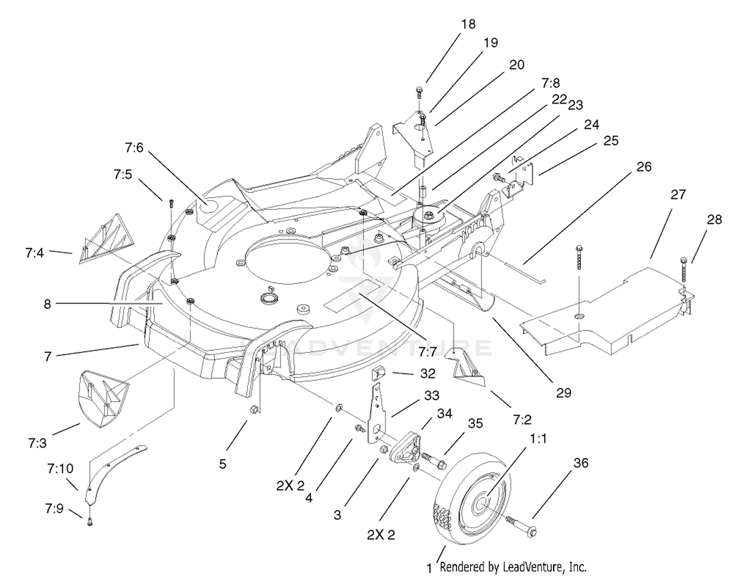 Housing and Wheel Assembly
