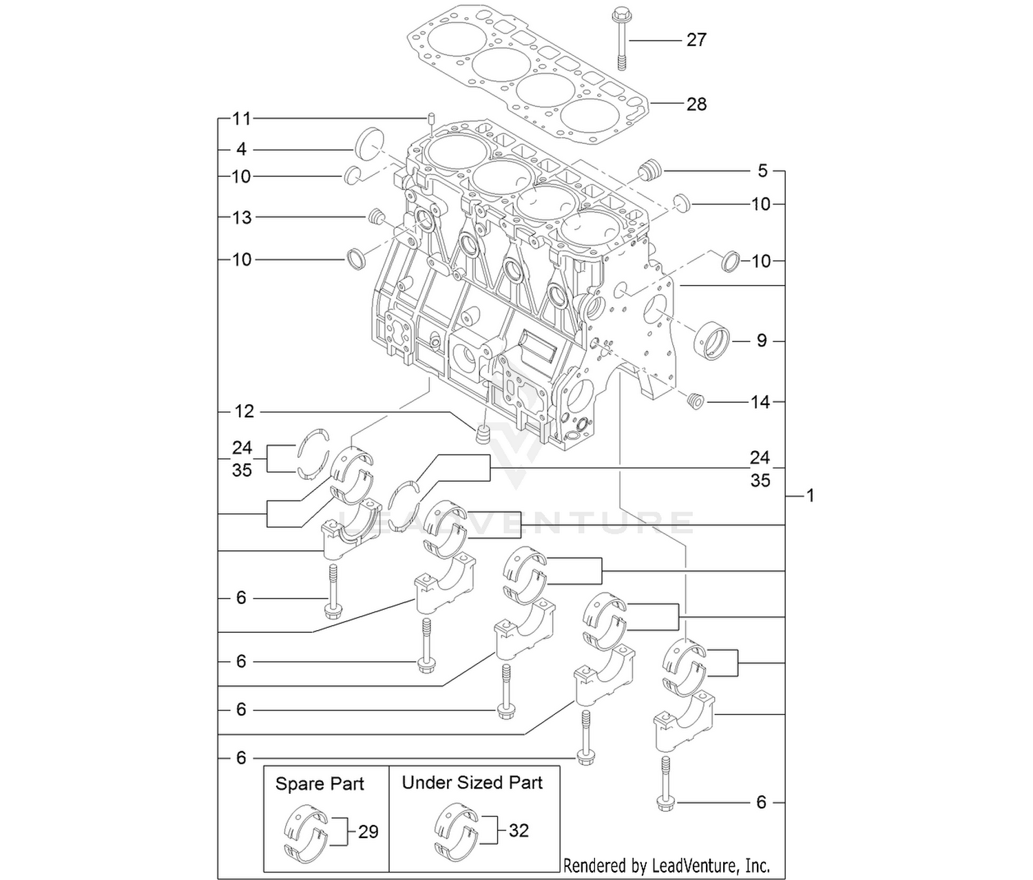 Cylinder Block Assembly