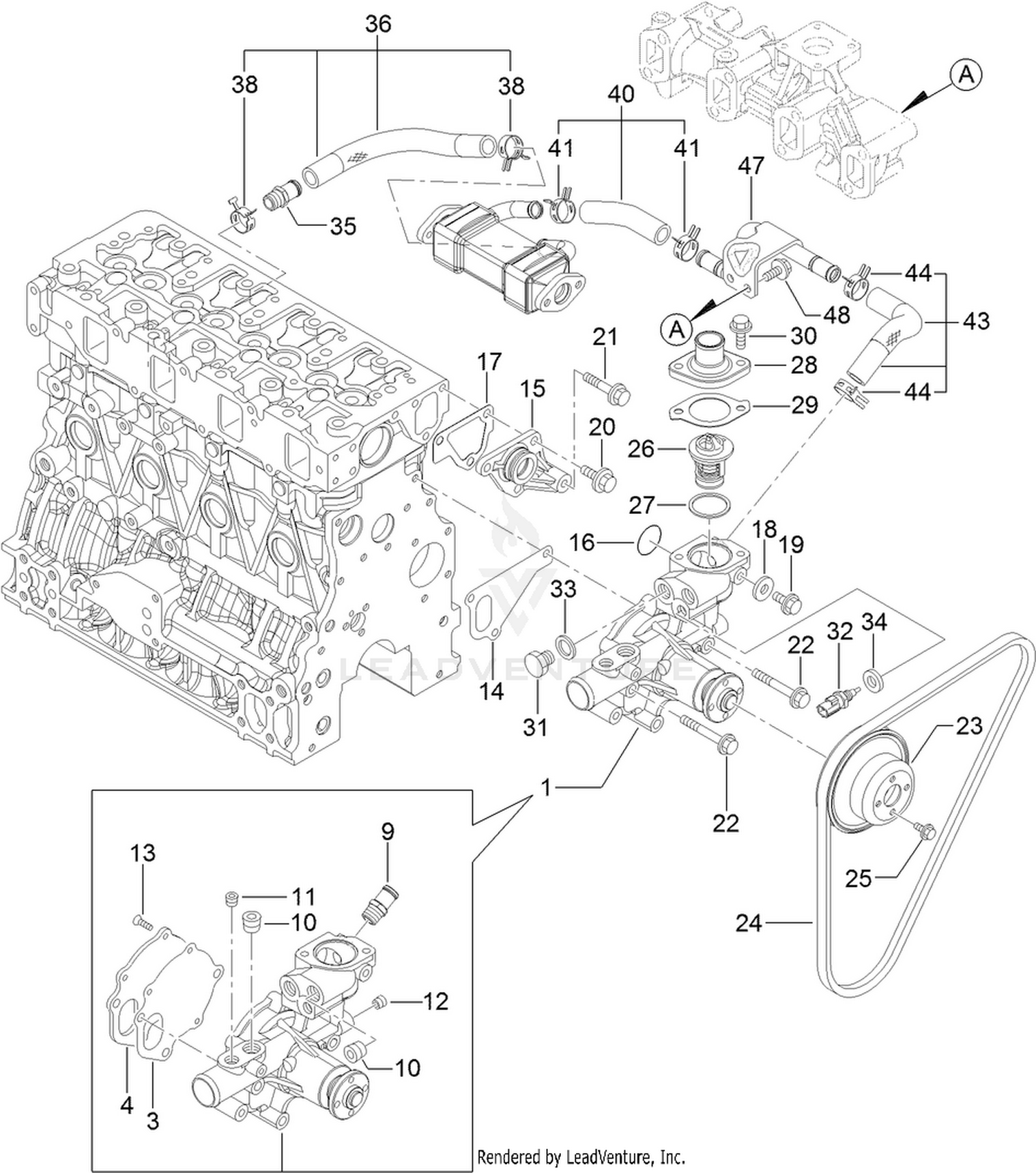 Cooling Water System Assembly