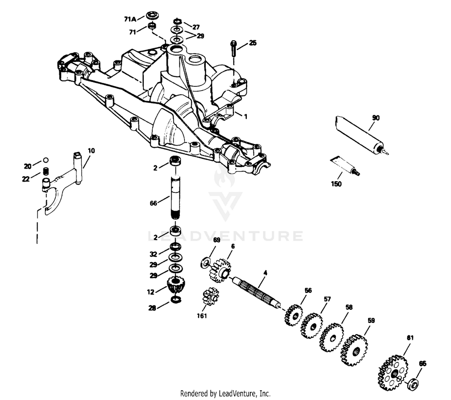 Peerless Transaxle Model No. 915-020