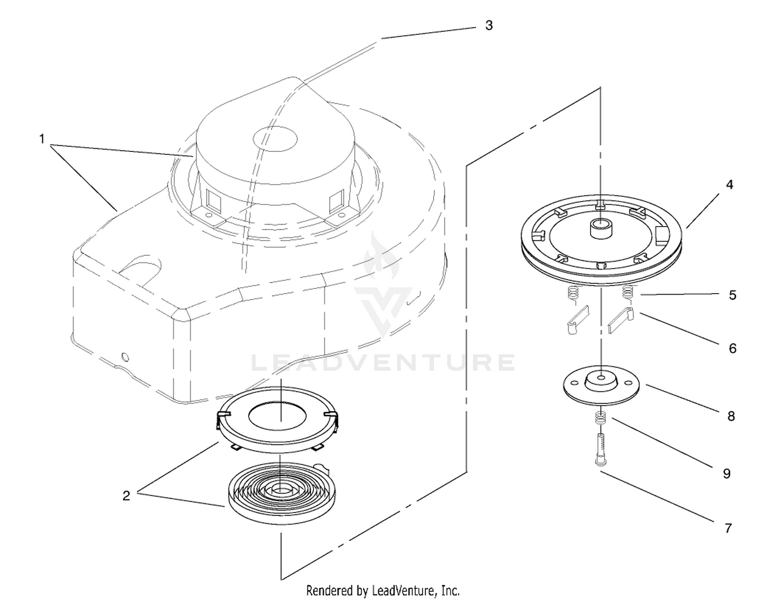 Shroud  Recoil Assembly