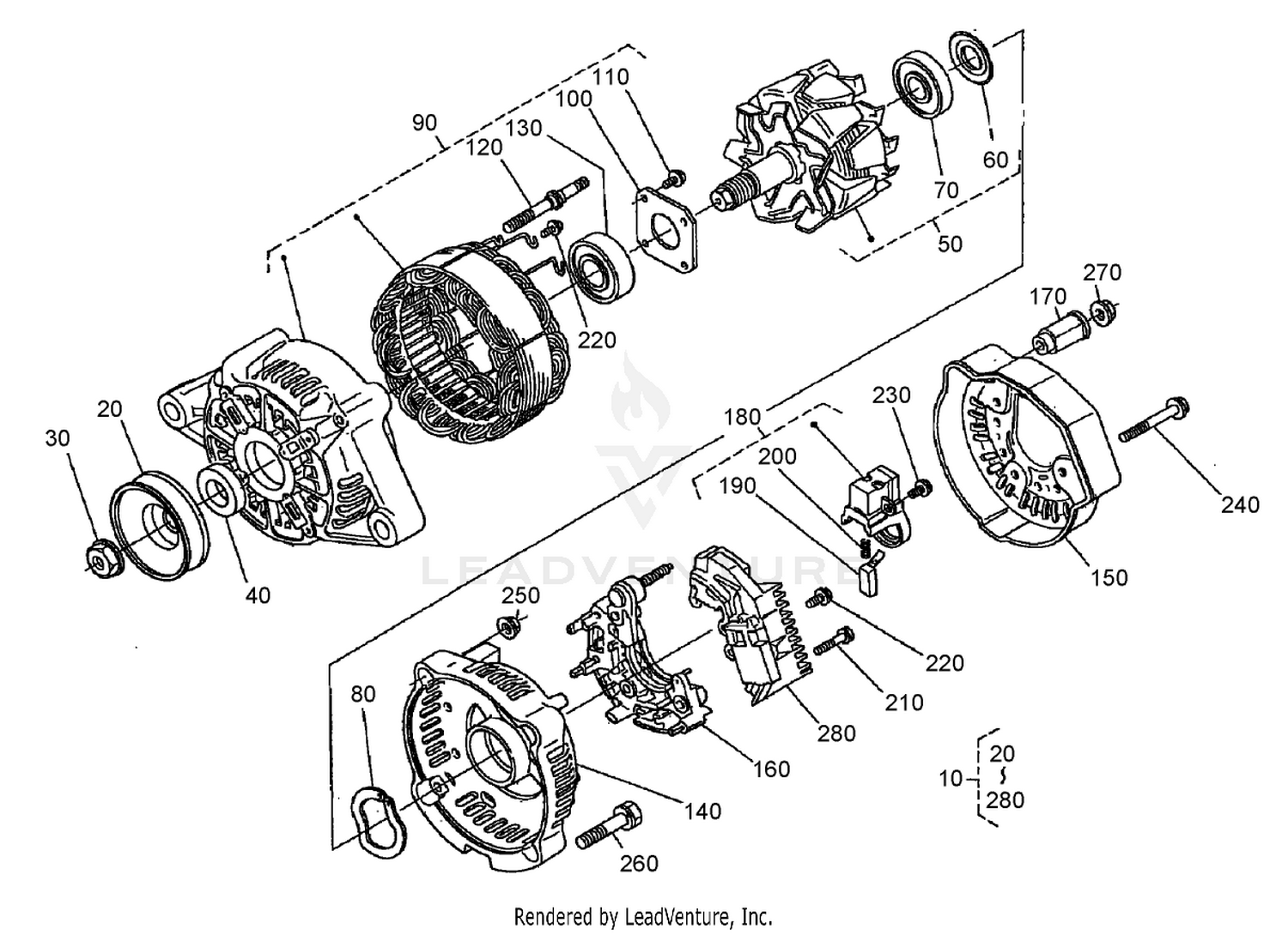 Alternator (Component Part) Assembly