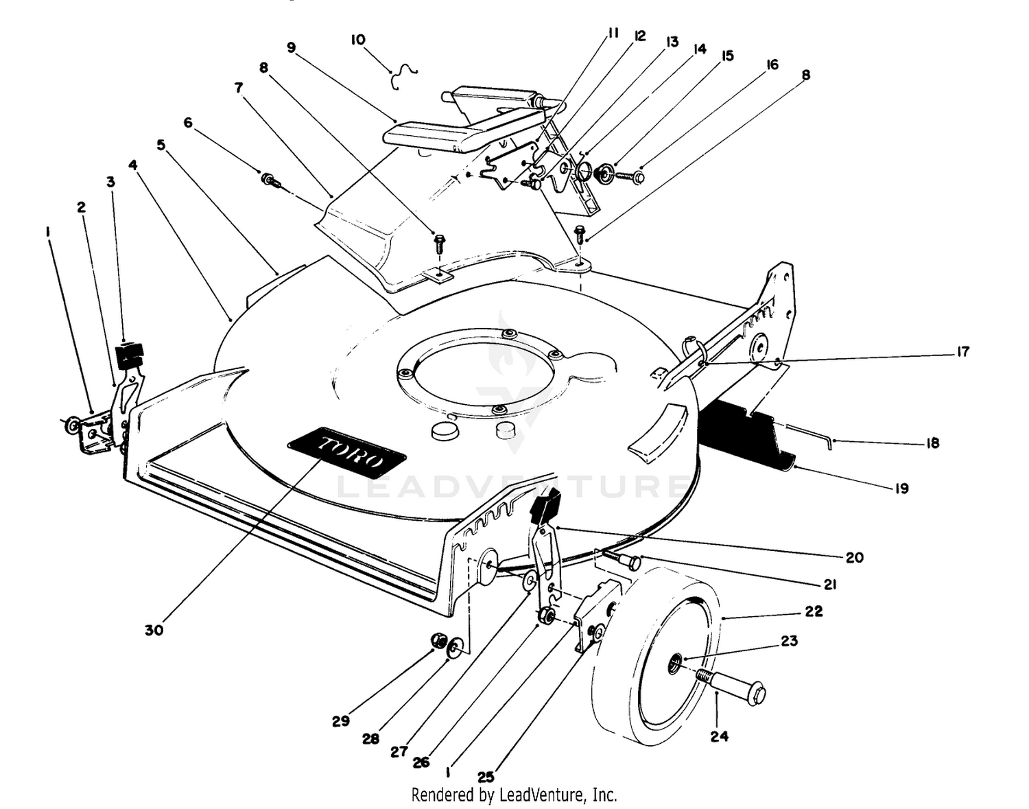 Housing Assembly (used On Units With Serial Now 9005568 Thru 9018484)
