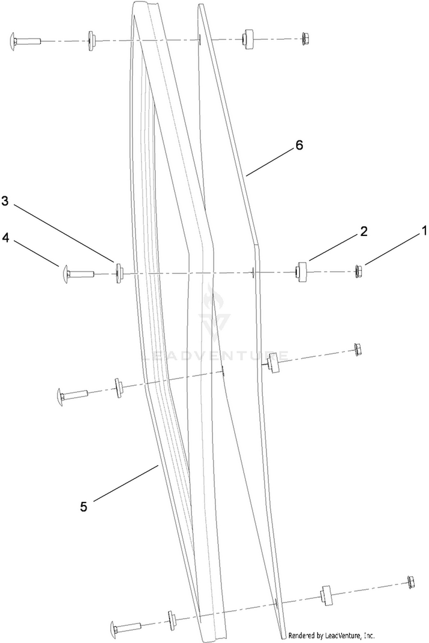 Lower Windscreen Assembly No. 117-9442