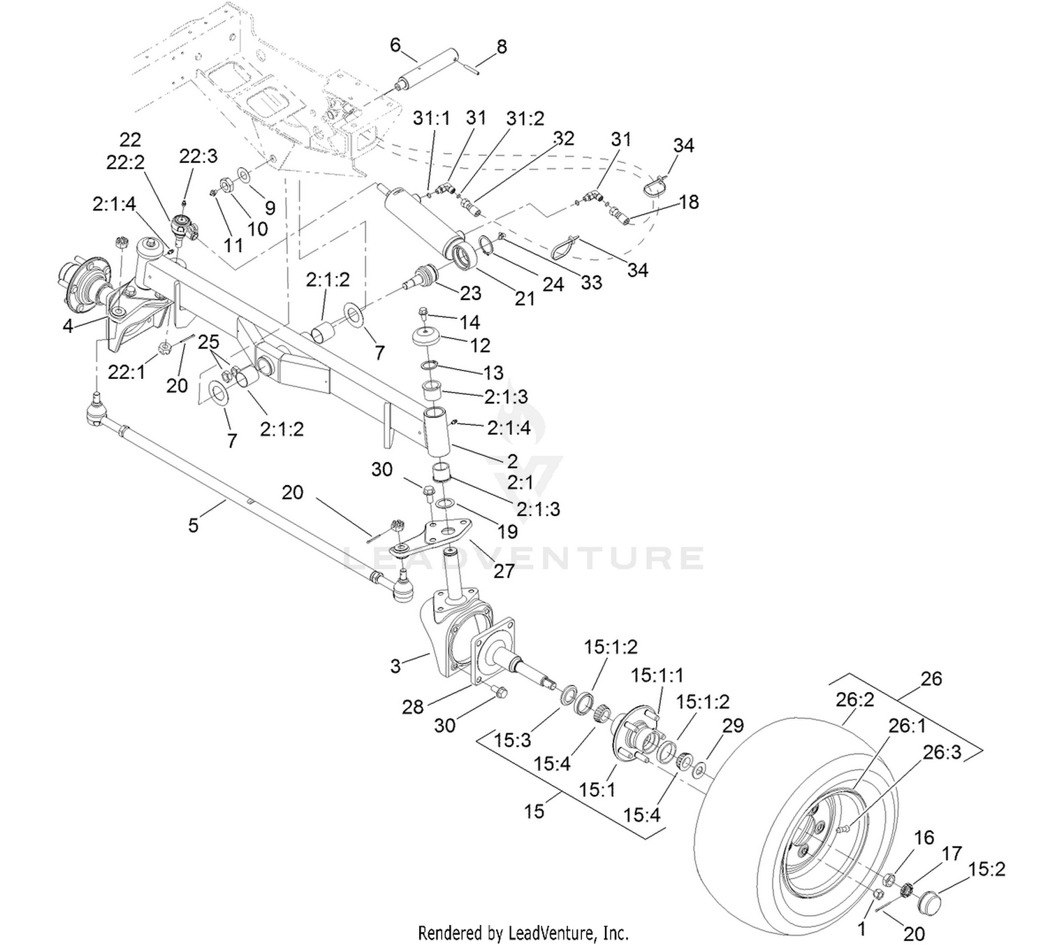 Rear Axle Assembly