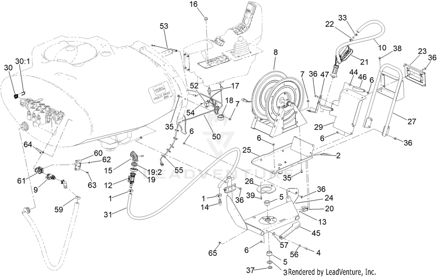 Electric Hose Reel Kit