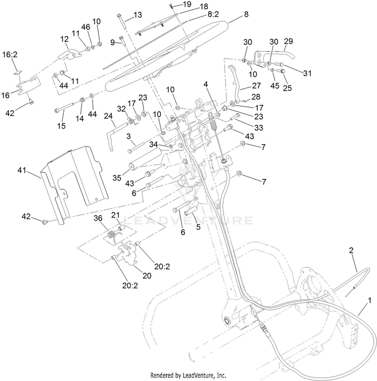 Upper Handle Assembly