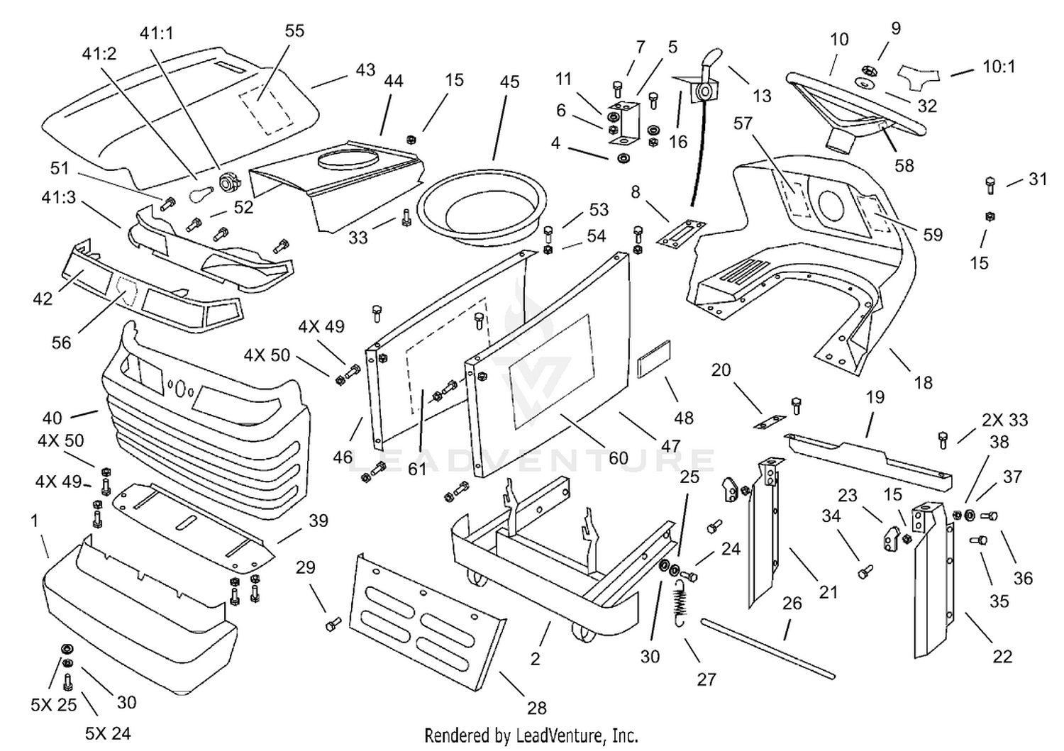 Body Hood Assembly