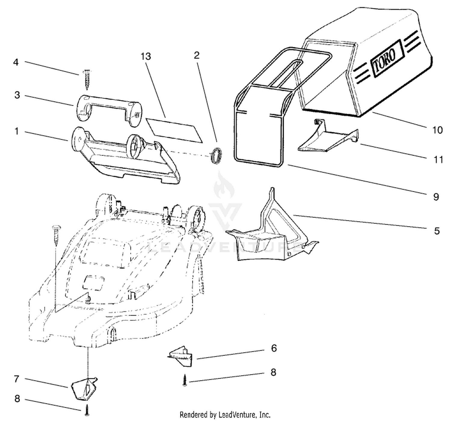 Bag And Recycling Assembly