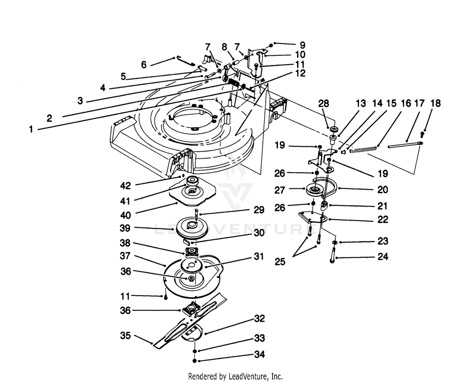 Blade Brake Clutch Assembly