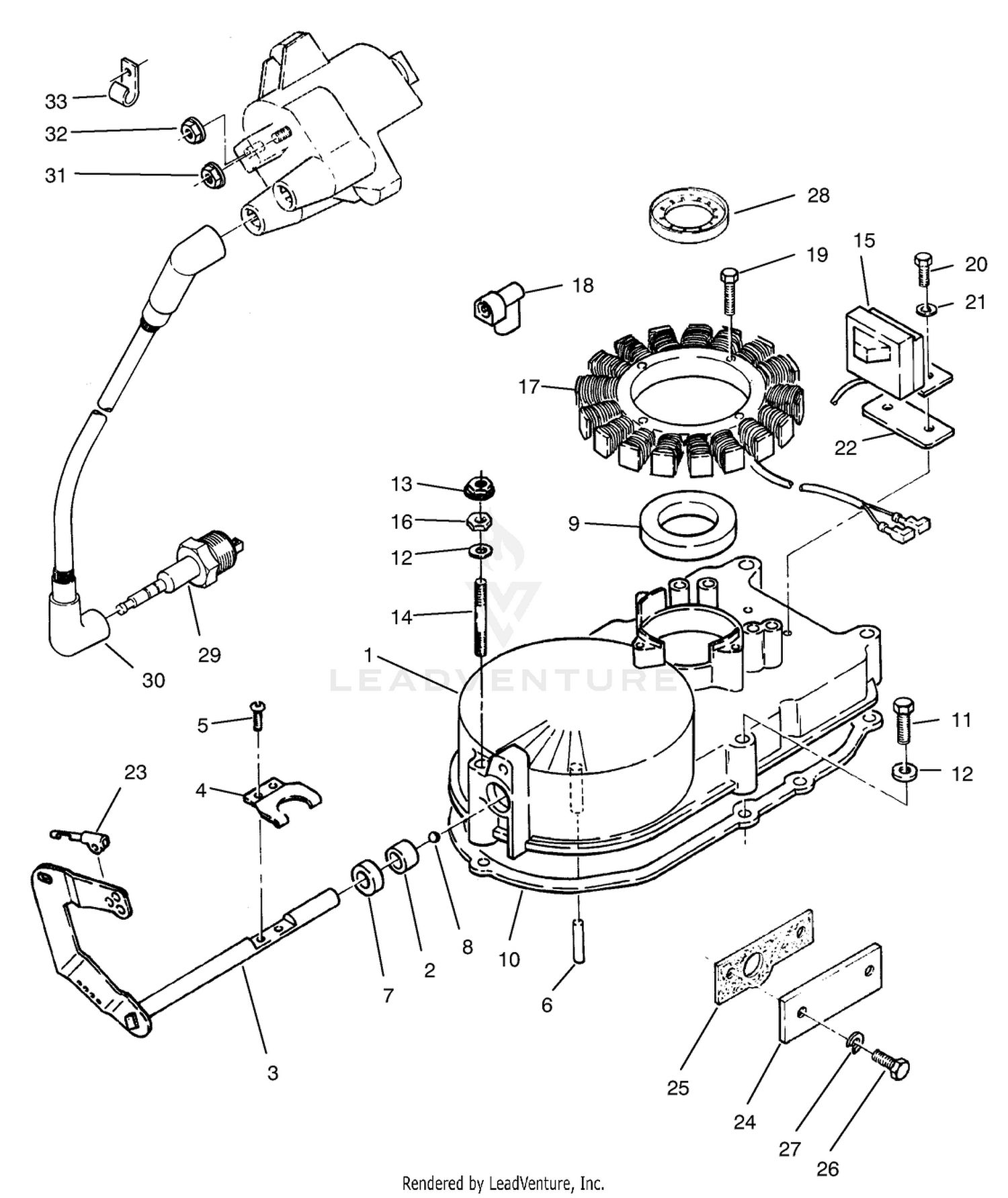 Gearcase  Ignition Assembly