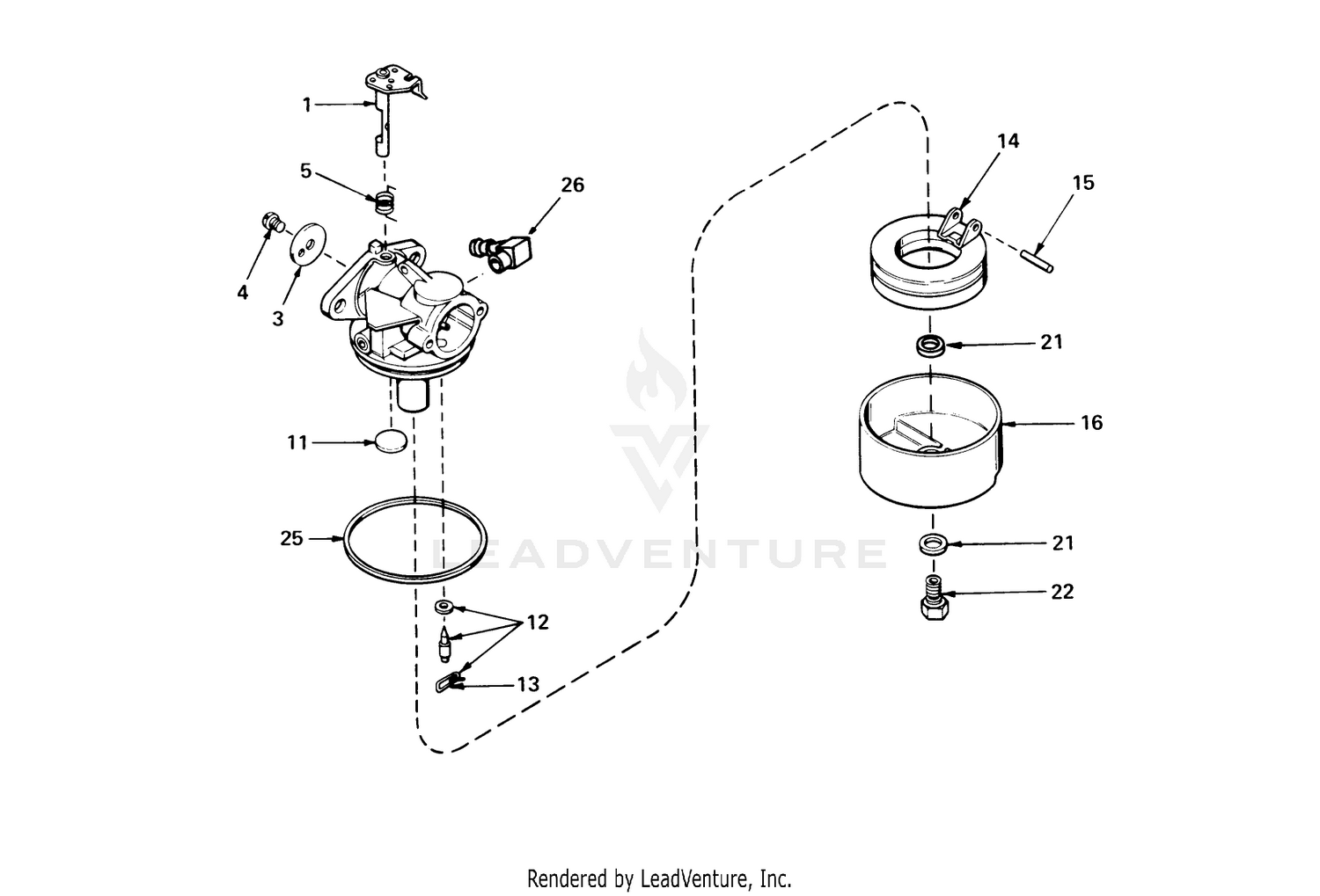 Carburetor No. 631831