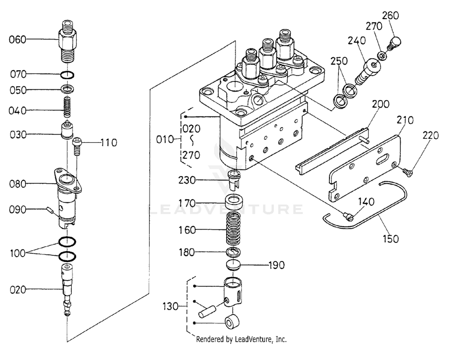 Injection Pump Component Assembly