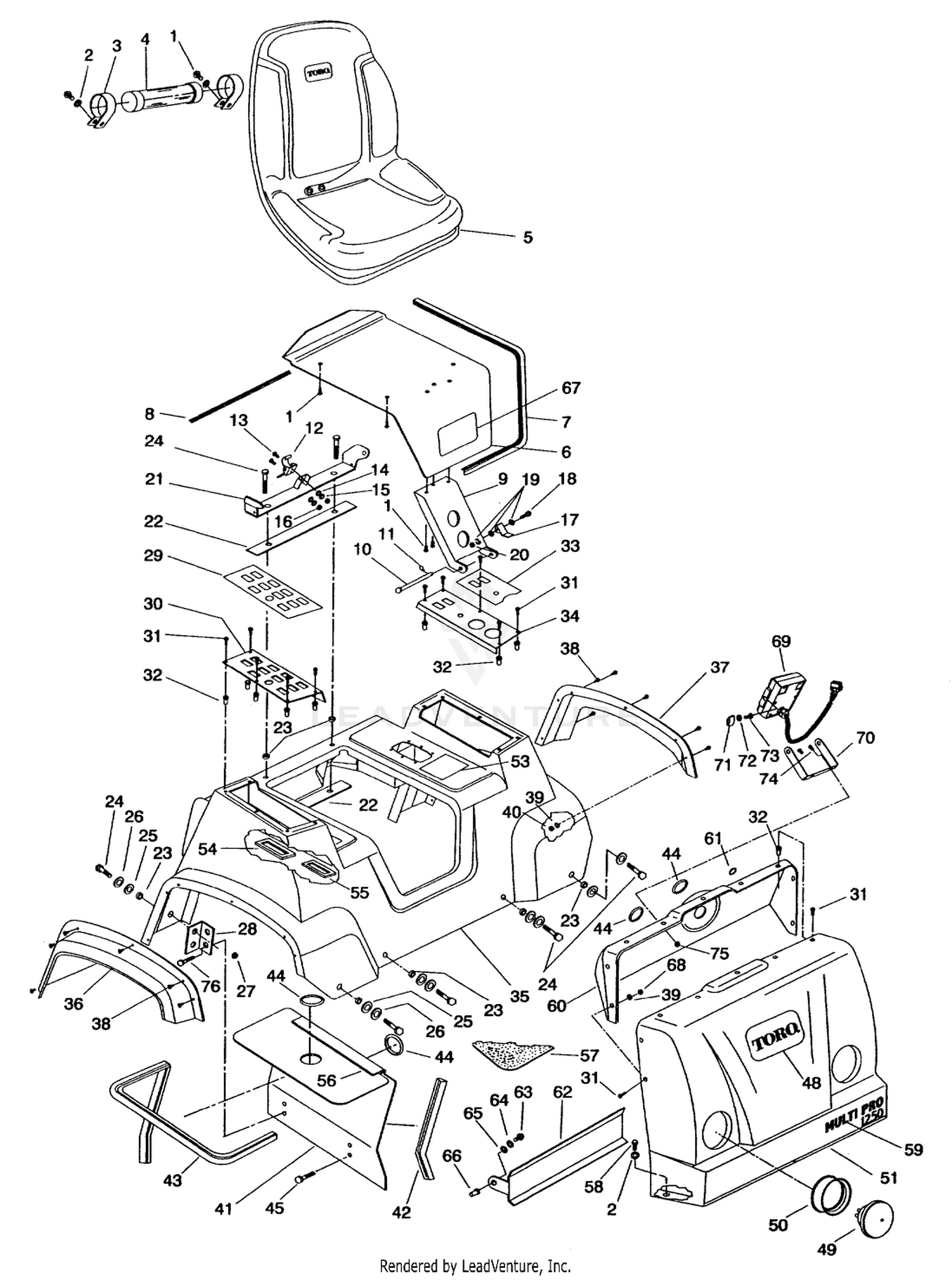 ENGINE COVER ASM