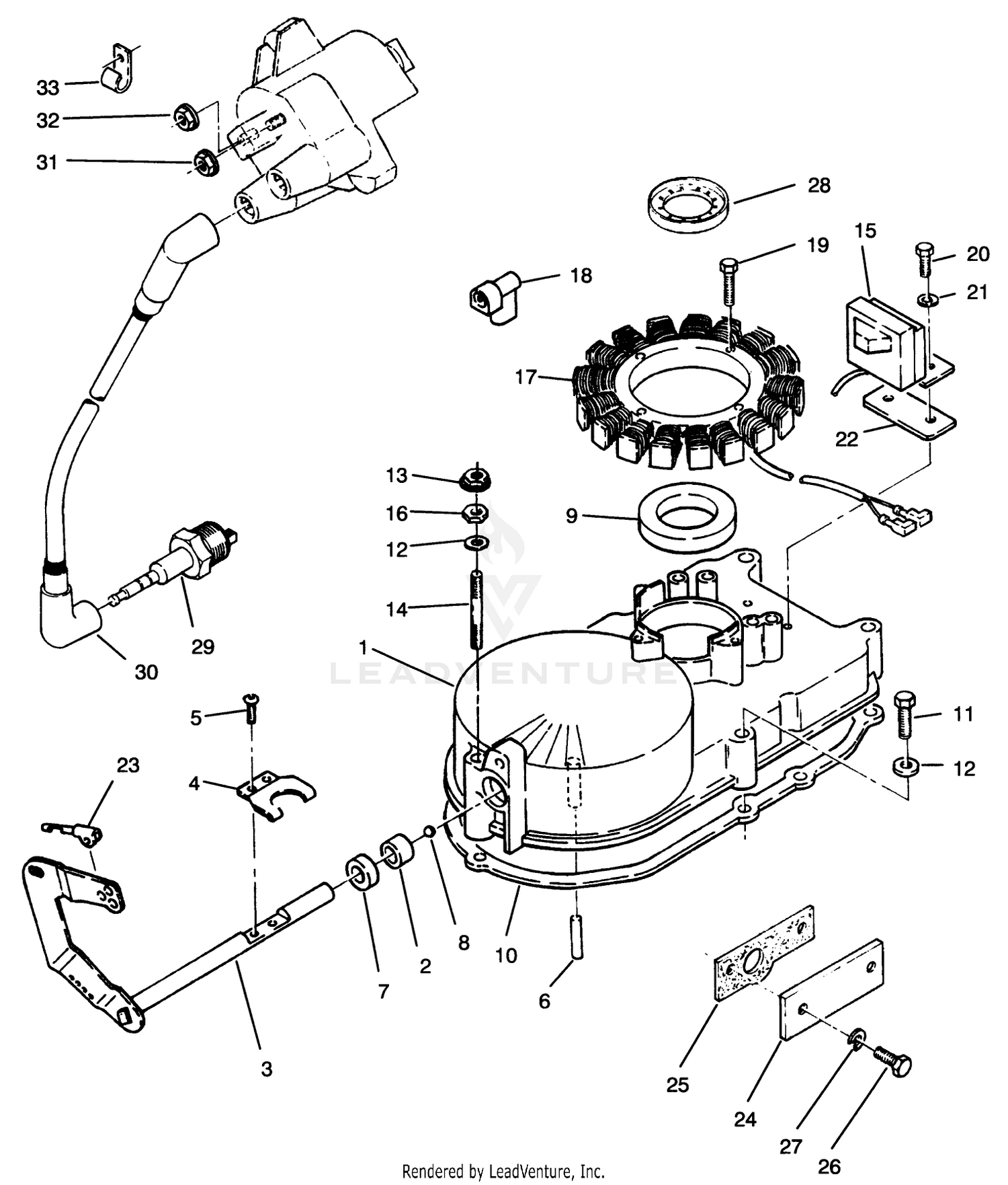 Gearcase  Ignition Assembly