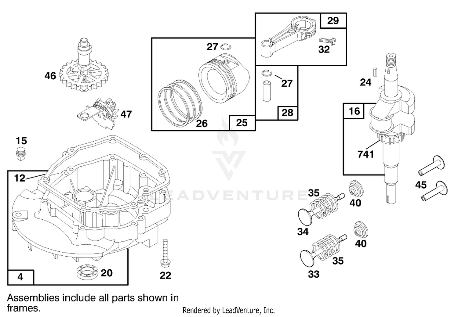 Engine Briggs  Stratton Model 12h802-1758-A1 2