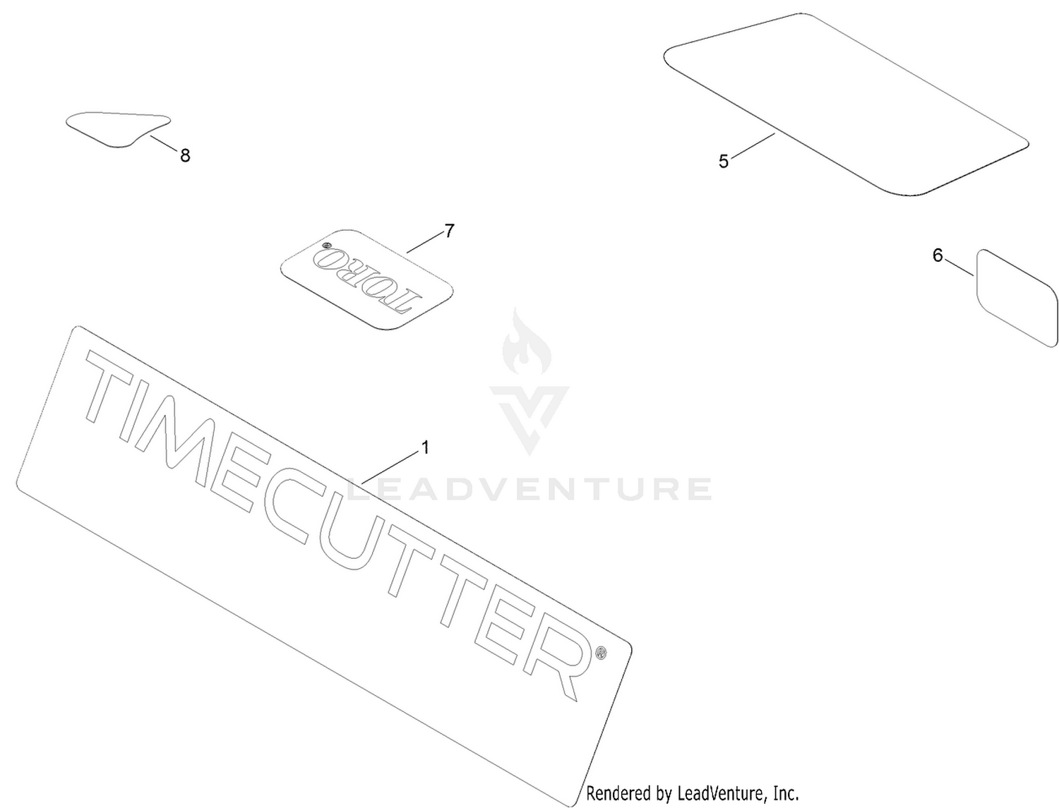 Model Specific Decal Assembly