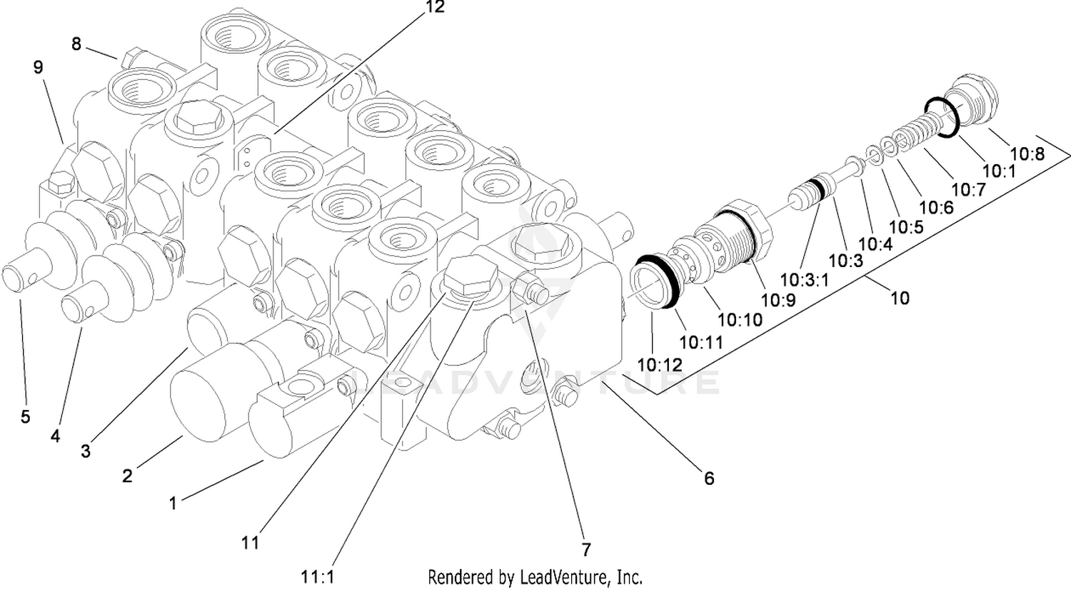 Control Valve Assembly No. 105-3800
