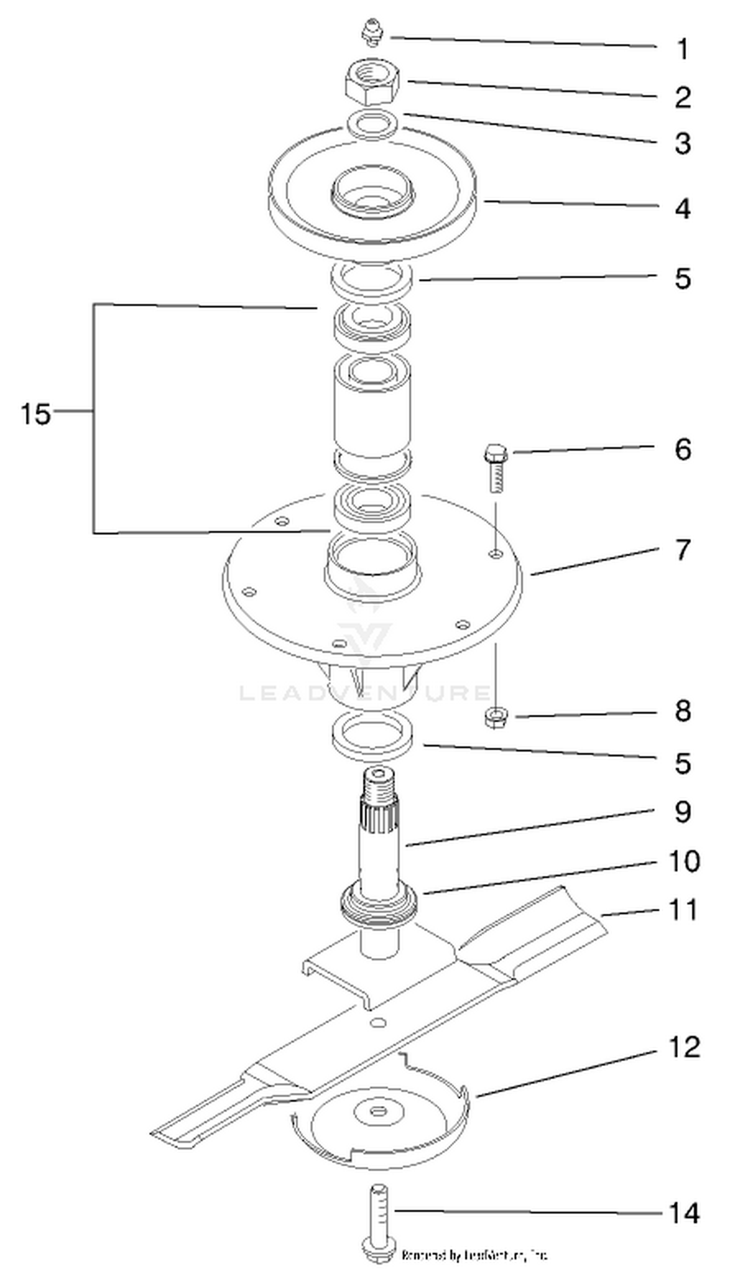 Spindle Assembly (wings)