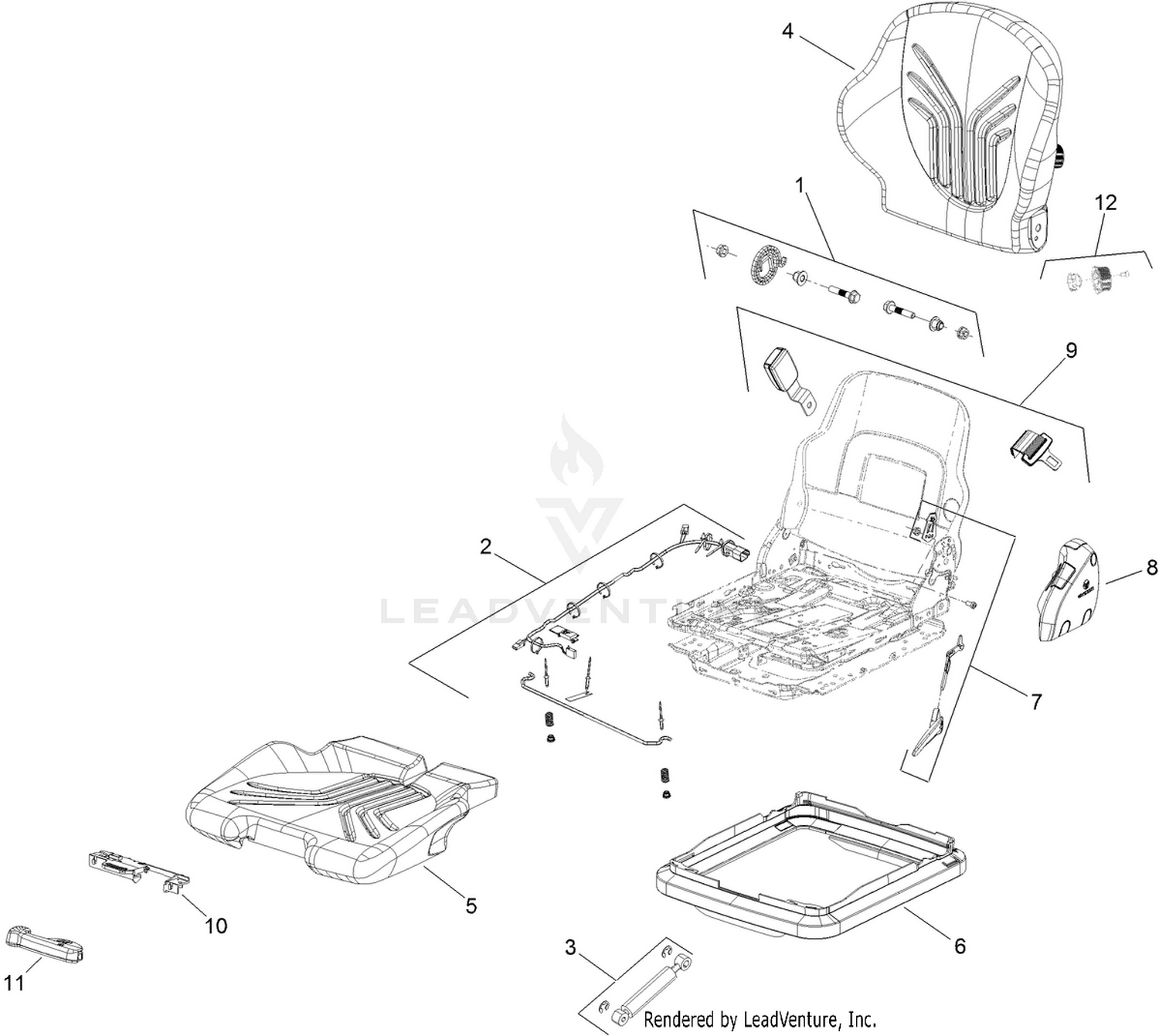 Seat Assembly No. 114-1049
