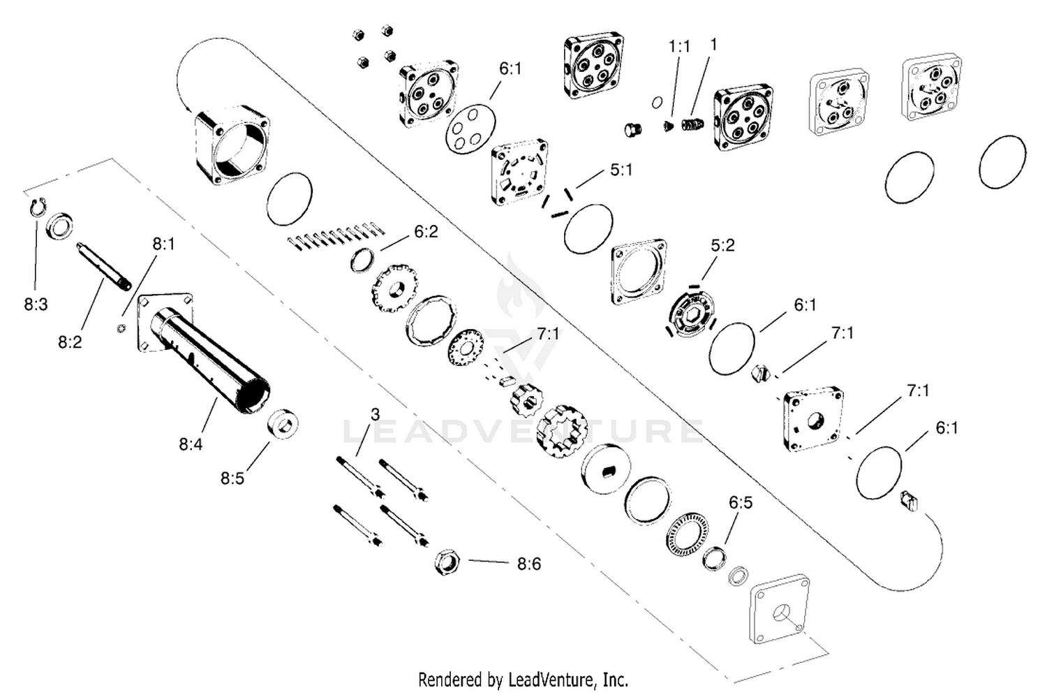 Steering Control Assembly No. 104-0474