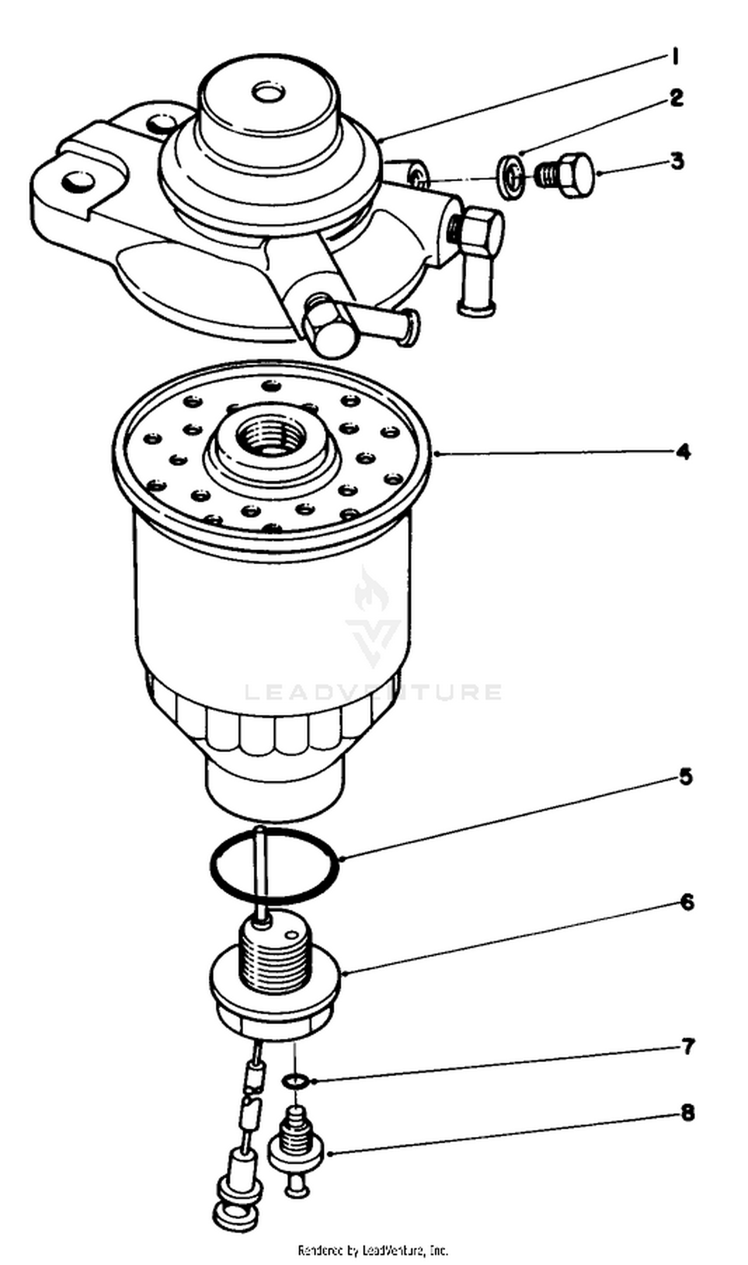 Fuel Filter Assembly No. 60-5010