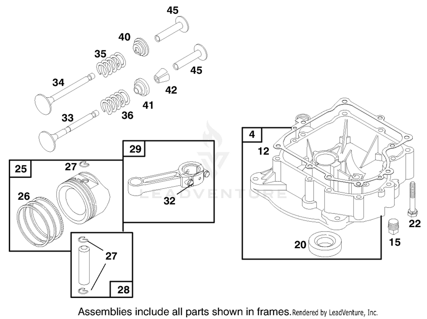 Engine Briggs  Stratton Model 28m707-1182-E1 3