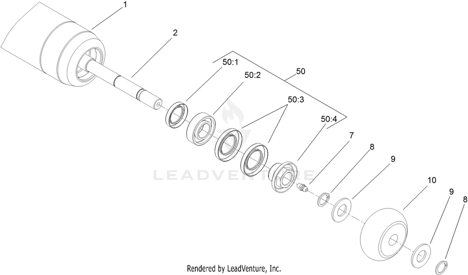 Optional Short Roller Assembly No. 137-6118