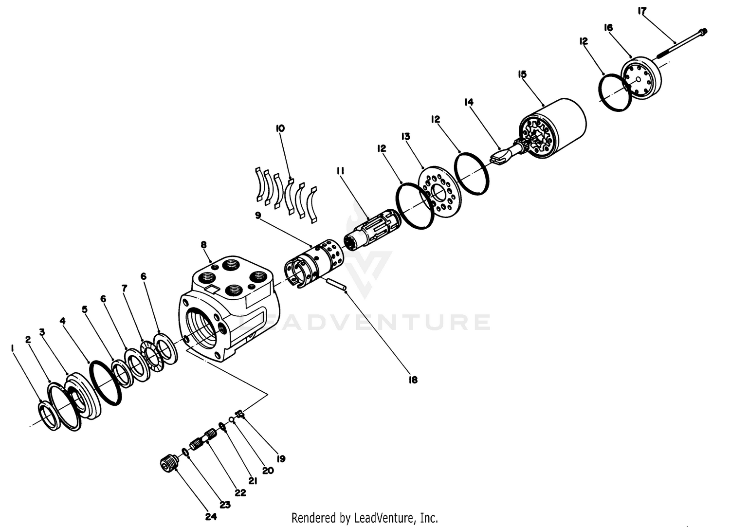Valve Power Steering Load Reaction Assembly No. 47-6970