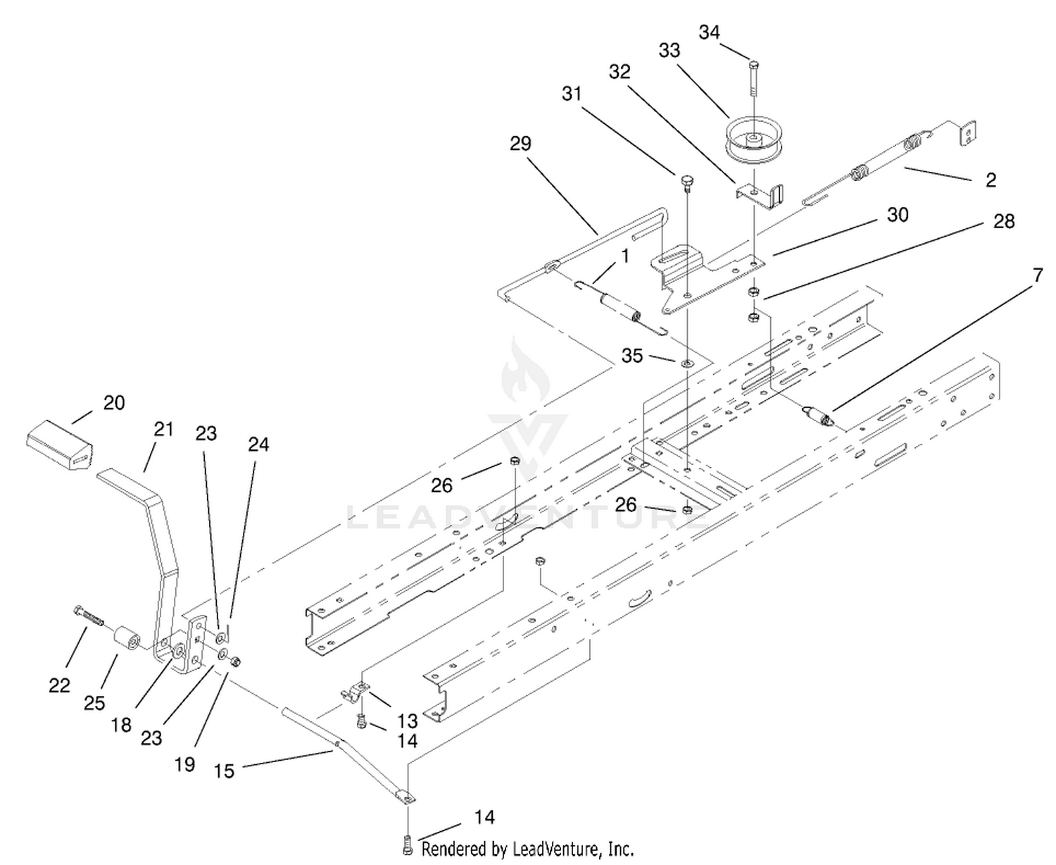 Traction  Brake Components Assembly