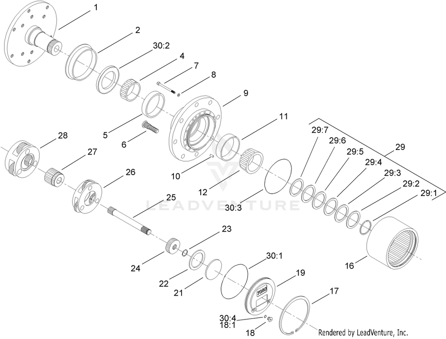 Planetary Assembly No. 105-4500