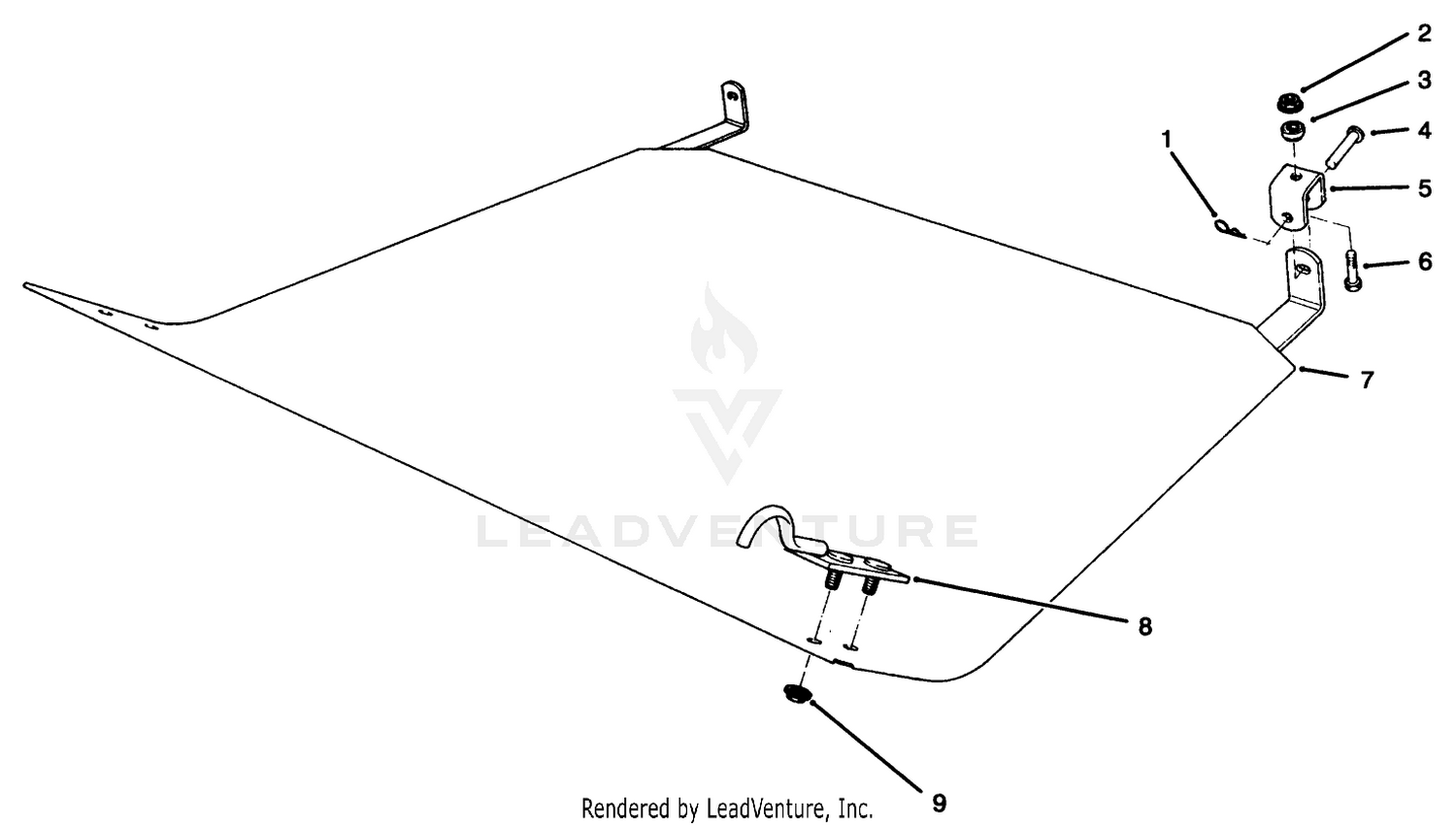 Traction Unit Belly Shield Assembly