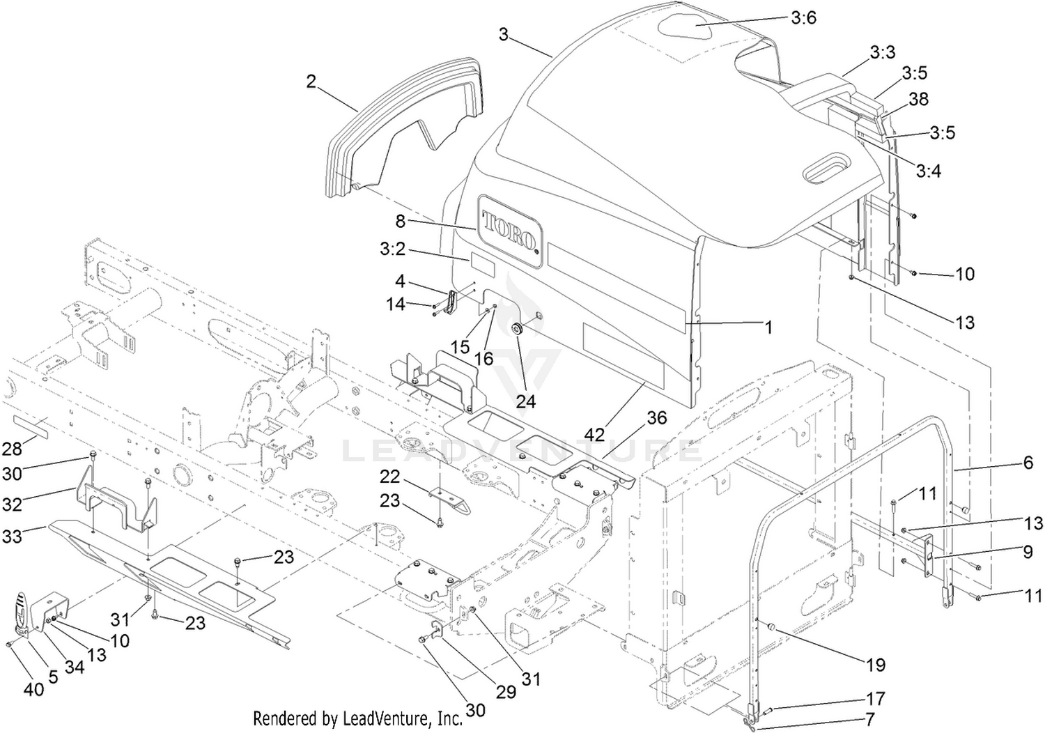 Hood and Body Panel Assembly
