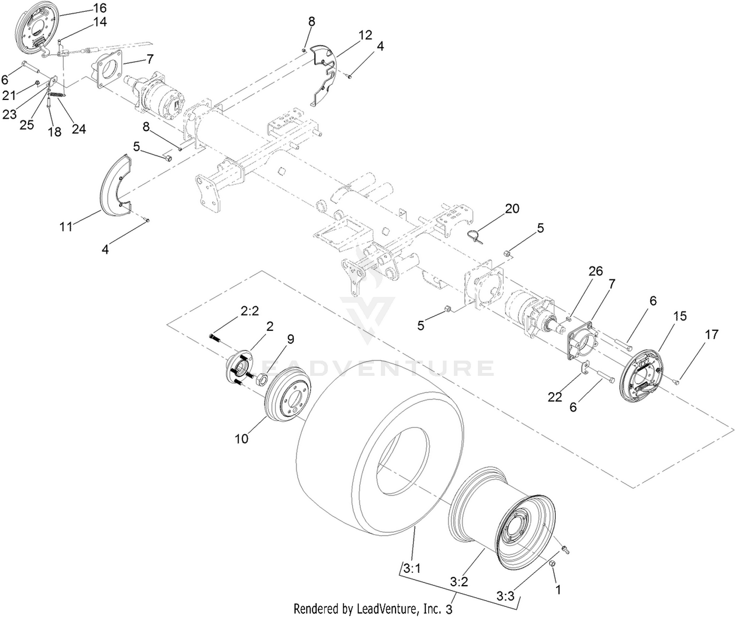 Front Axle Assembly
