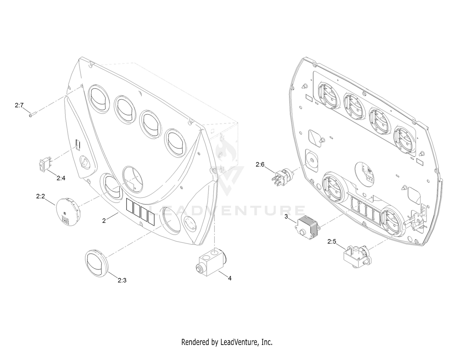 Heater Control Panel Assembly
