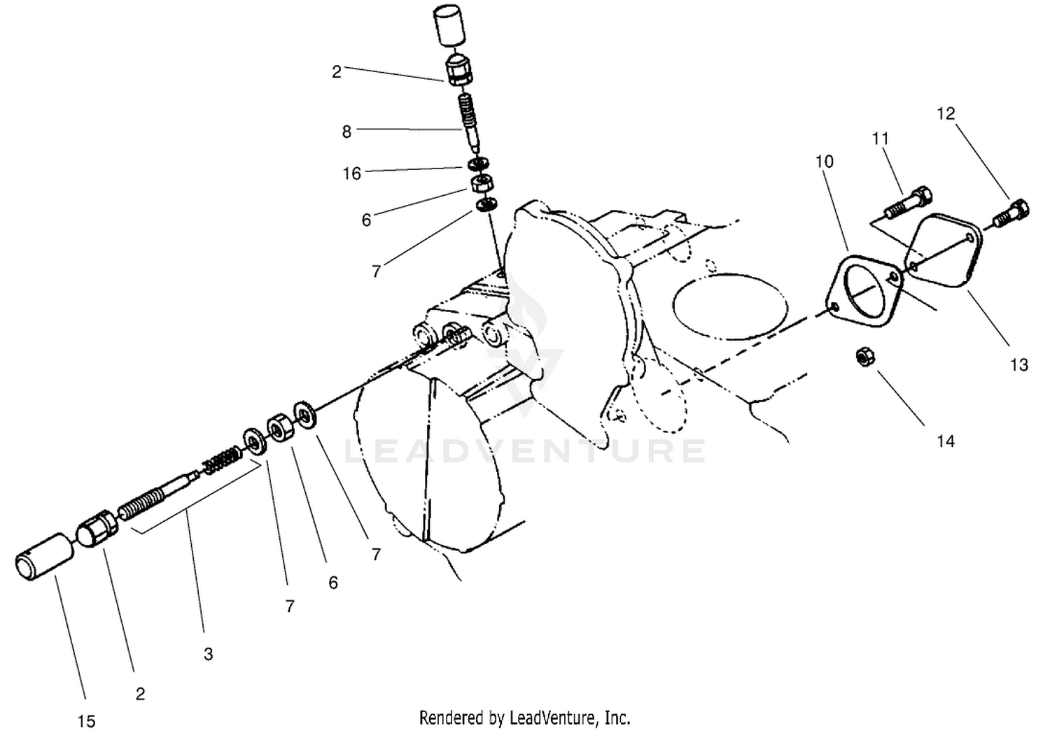 Engine Stop Lever Assembly