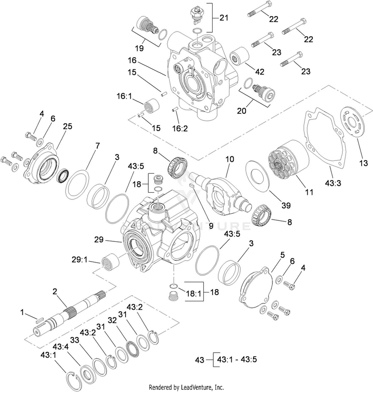 Piston Pump Assembly No. 104-4890