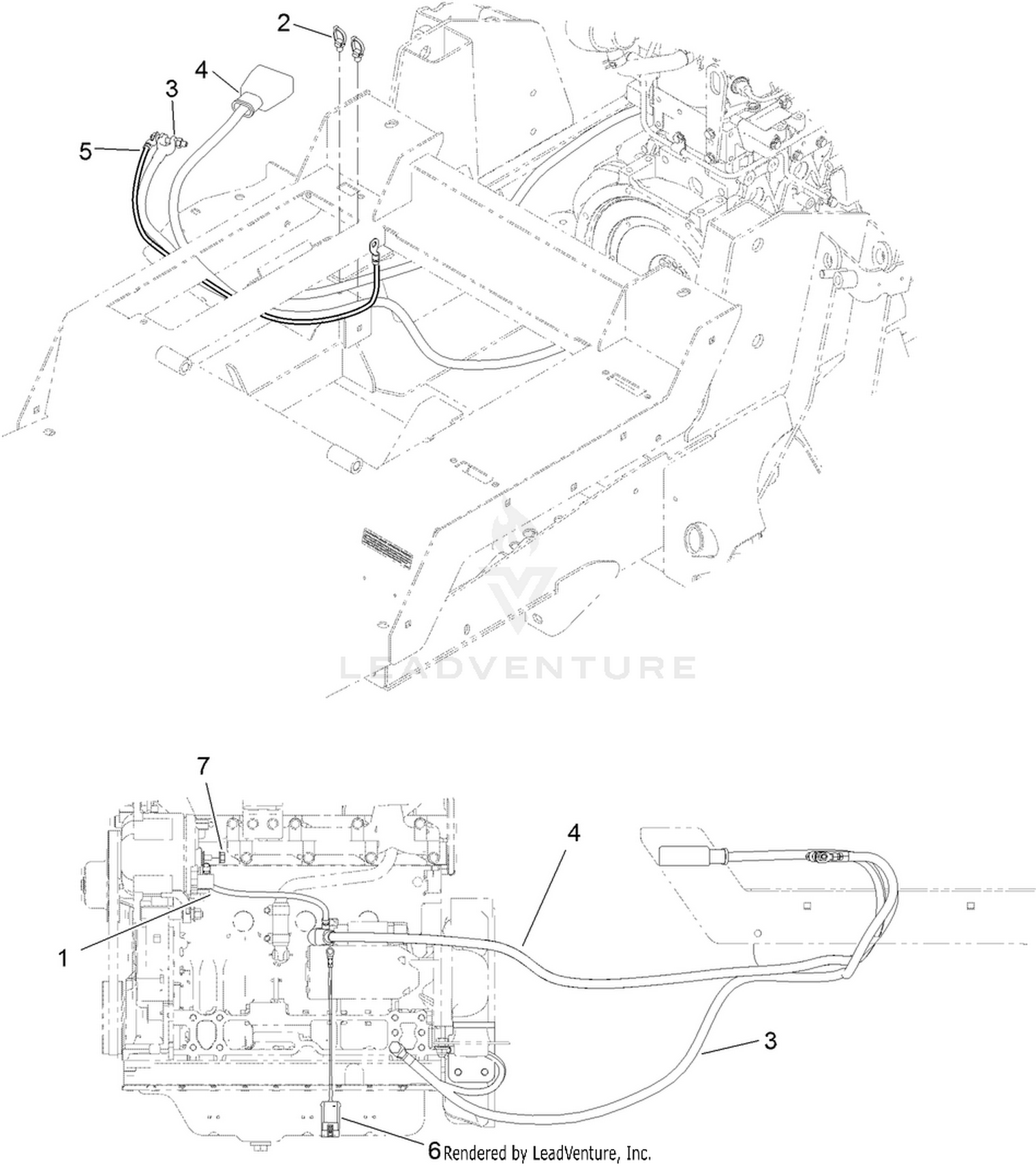 Battery Cable and Ground Assembly