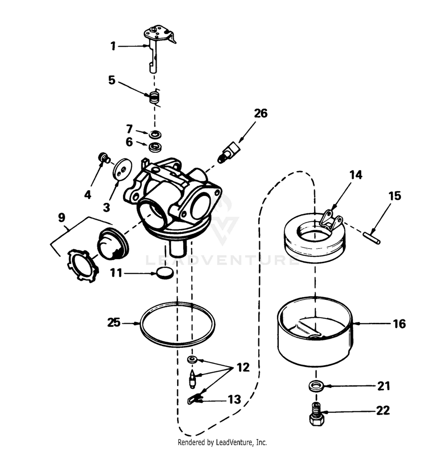 Carburetor No. 632098
