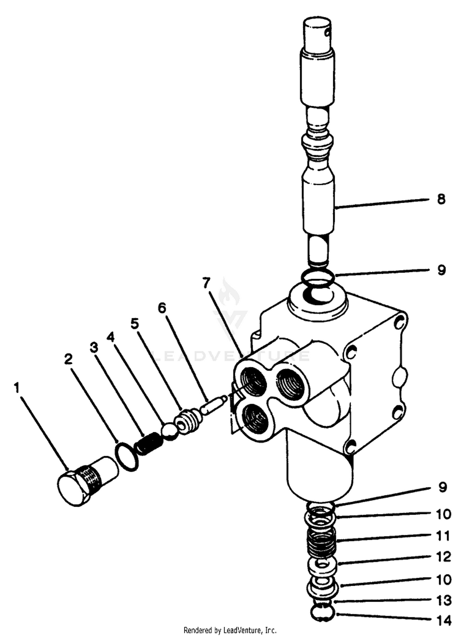 Control Valve Assembly No. 43-1950